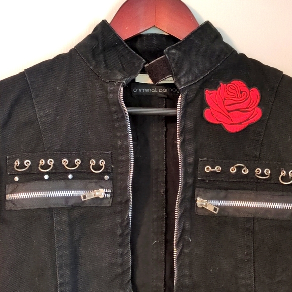 Sugar Skull Goth Jacket - Picture 3 of 6